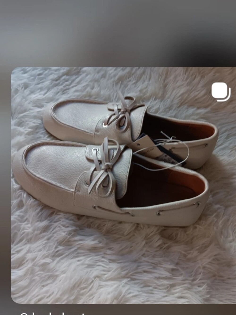 Men's White Leather Boat Shoes - Classic Lace-Up Driving Loafers Size 10
